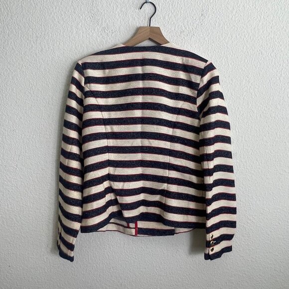 CAbi Love Carol Cruise Jacket | Style 5094 | Women’s Size 6 | Nautical Striped - Picture 11 of 11